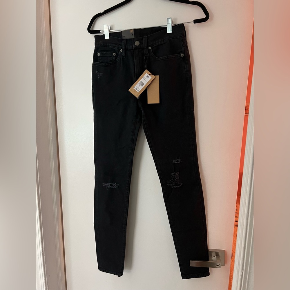 Frye black distressed jeans